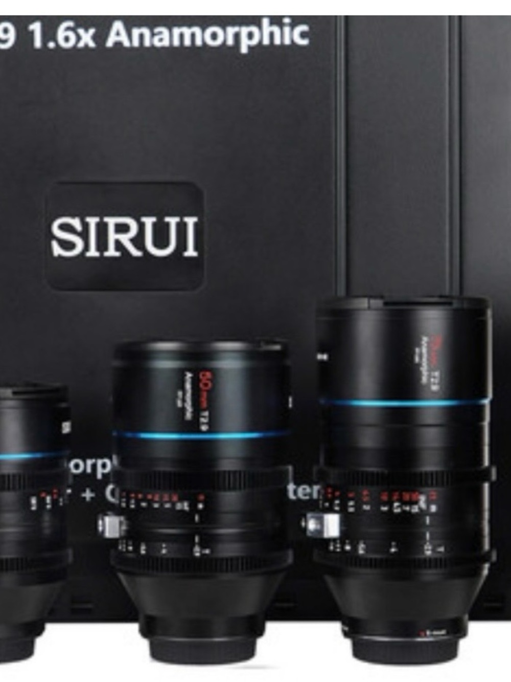 Sirui Black Anamorphic Cinema Lens - Professional 1.6x with Sony FX3 Camera